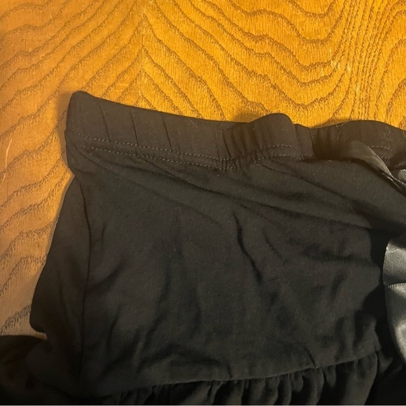 Cosmic Aura Lace-Up Ruffle Tiered Mini Skirt in Black Sz 3 Gothic Cross Charms - Picture 10 of 16